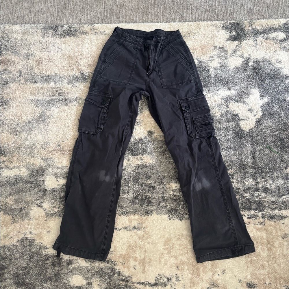 American Eagle Outfitters Dark Gray/Black Cargo Pants